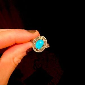 Size 9 turquoise ring